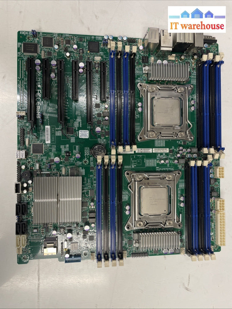 Supermicro  server X9DAI  motherboard w dual xEON E5-2690V2  CPU