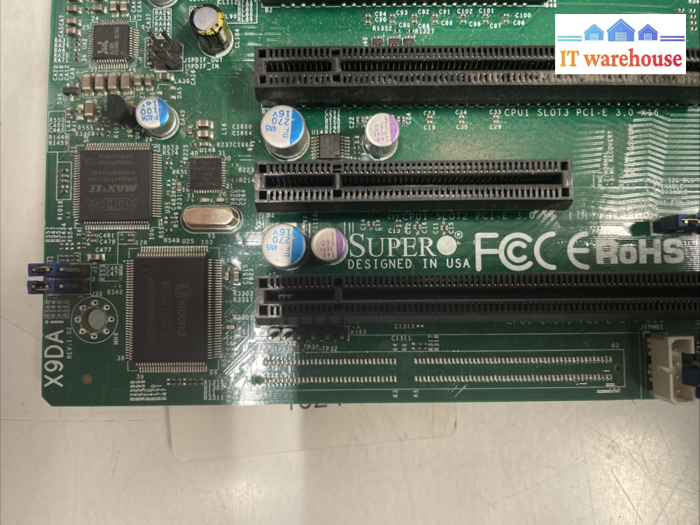 Supermicro  server X9DAI  motherboard w IO plate +