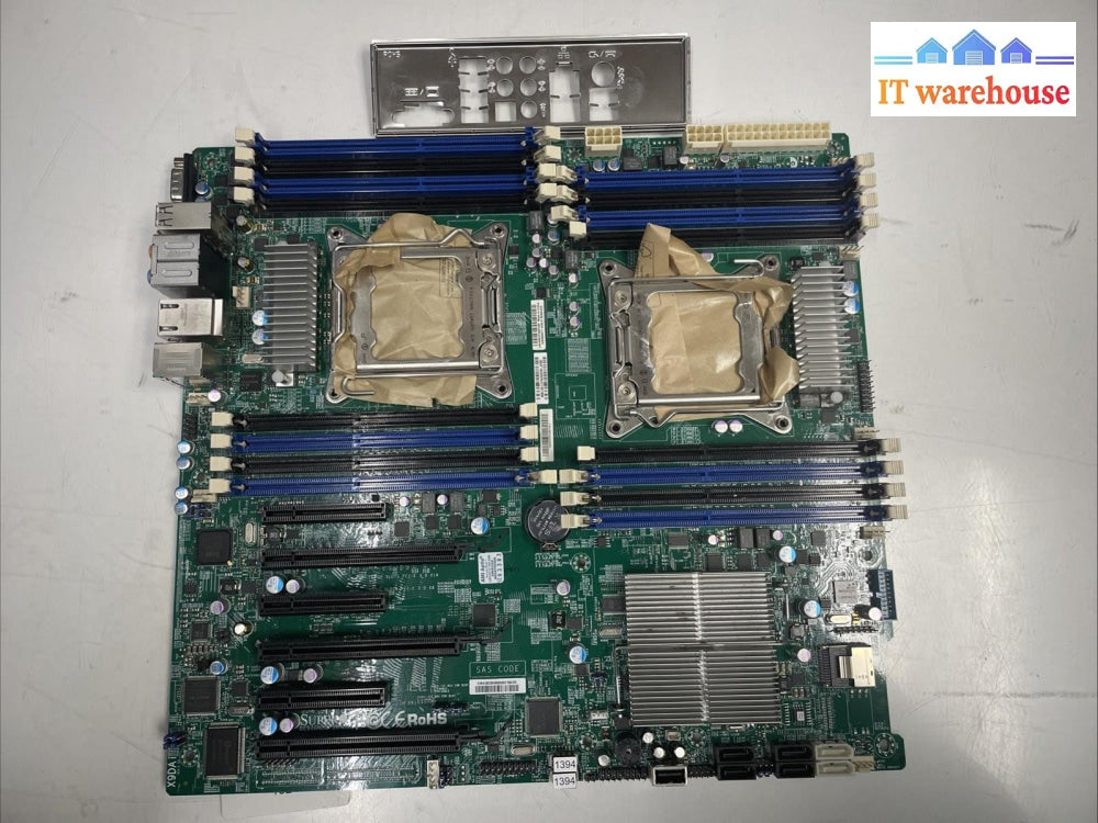 Supermicro  server X9DAI  motherboard w IO plate +