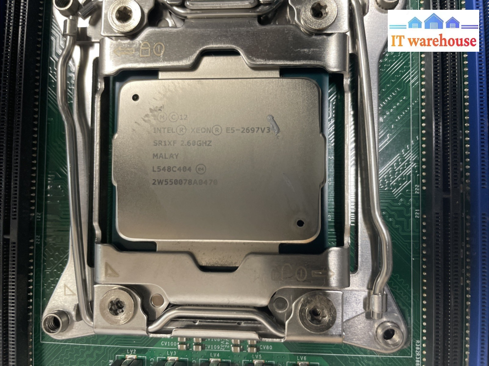 SUPERMICRO X10DAi Dual LGA 2011 Motherboard + 2x E5-2697WV4 CPU w I/O plate +