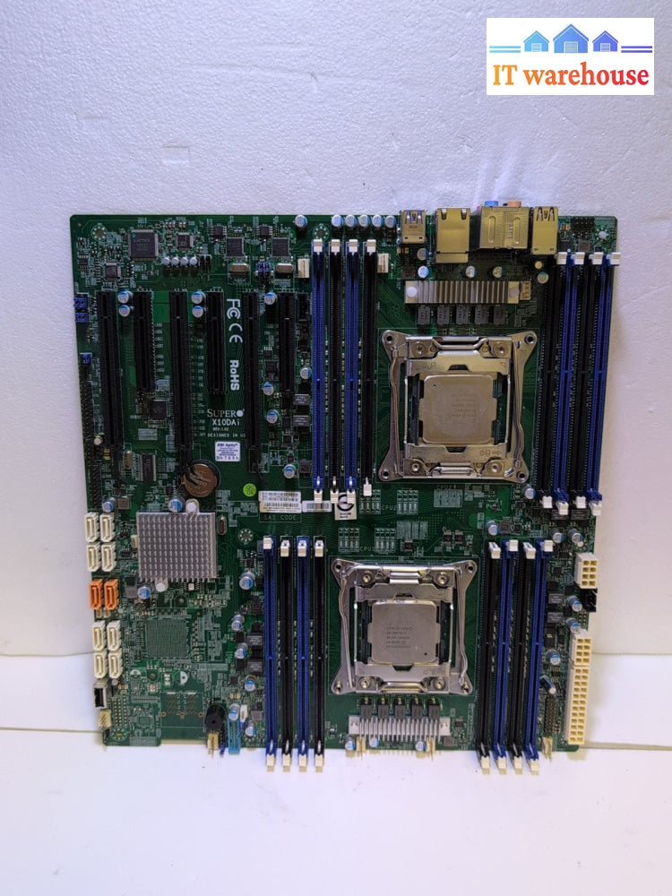 SUPERMICRO X10DAi Dual Socket LGA 2011 Motherboard + 2x E5-2687WV4 CPU -