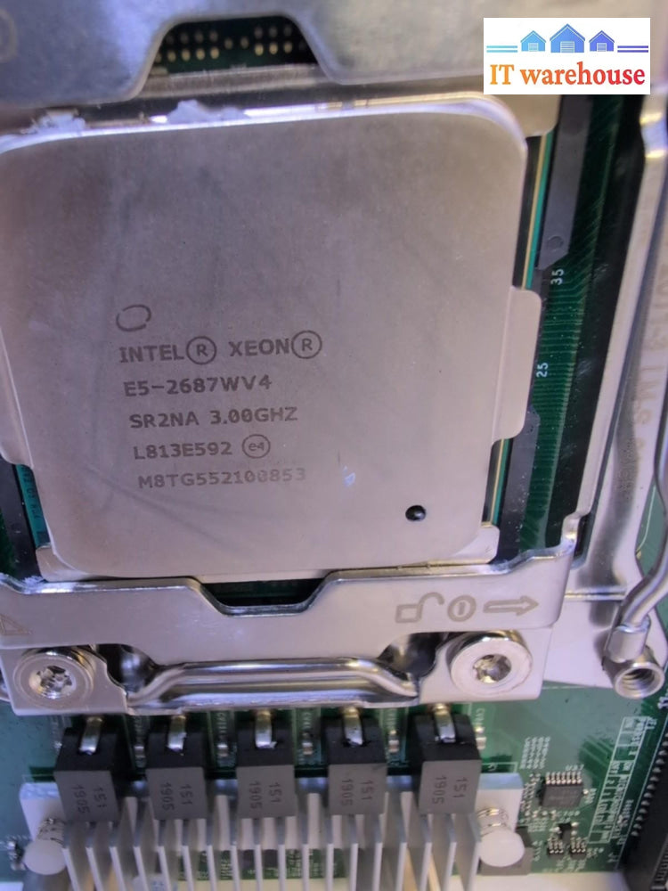 SUPERMICRO X10DAi Dual Socket LGA 2011 Motherboard + 2x E5-2687WV4 CPU -