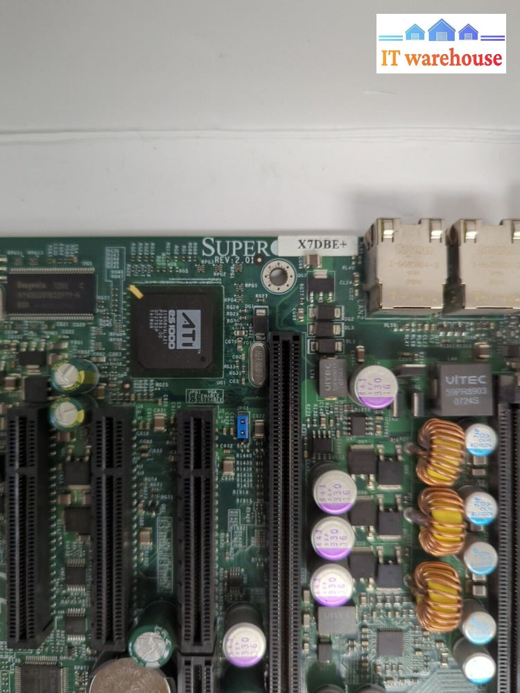 SuperMicro X7DBE + Server Motherboard with 2x Xeon X5355 CPU