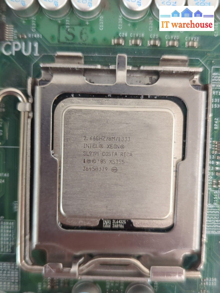 SuperMicro X7DBE + Server Motherboard with 2x Xeon X5355 CPU