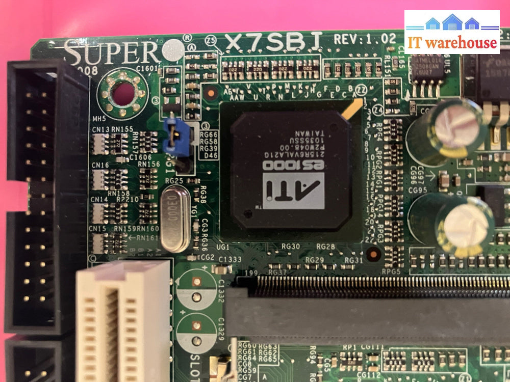 ~ SUPERMICRO X7SBJ Server Motherboard LGA775 + Intel Core 2 Duo E4300 SLA99 CPU