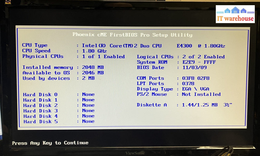 ~ SUPERMICRO X7SBJ Server Motherboard LGA775 + Intel Core 2 Duo E4300 SLA99 CPU