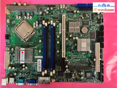 ~ SUPERMICRO X7SBJ Server Motherboard LGA775 + Intel Core 2 Duo E4300 SLA99 CPU