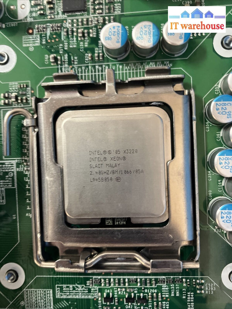 Supermicro X7SBU Socket LGA775 DDR3 Server Mainboard With Intel Xeon X3220 CPU ~