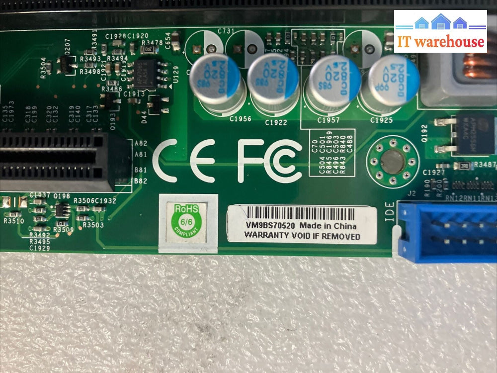 Supermicro X7SBU Socket LGA775 DDR3 Server Mainboard With Intel Xeon X3220 CPU ~