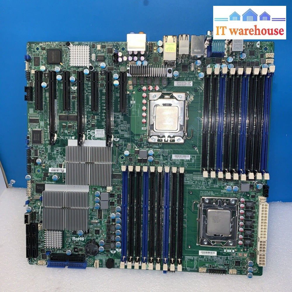 Supermicro X8DAH+- F-QC001 dual 1366 server workstation motherboard