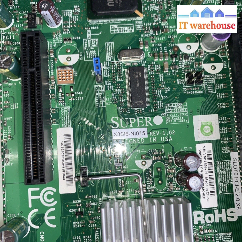 SUPERMICRO X8SI6-F-NI015 LGA1156 6x DDR3 ATX MAINBOARD w/ CPU