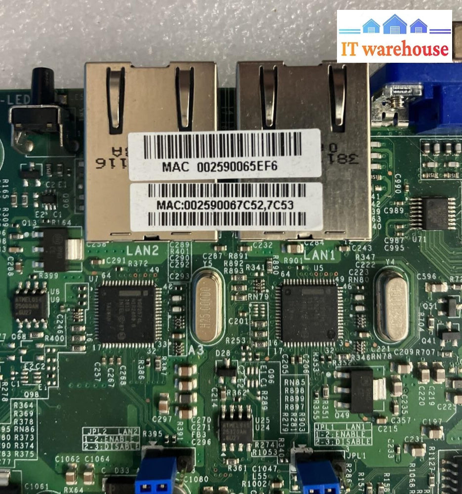 SuperMicro X8SIU-F LGA1156 DDR3 UDIMM/RDIMM Motherboard With Xeon X3440 CPU ~