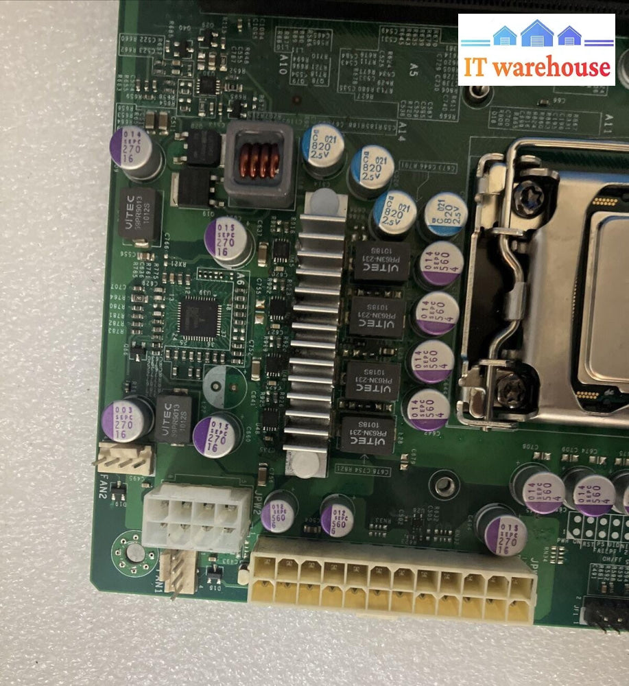 SuperMicro X8SIU-F LGA1156 DDR3 UDIMM/RDIMM Motherboard With Xeon X3440 CPU ~