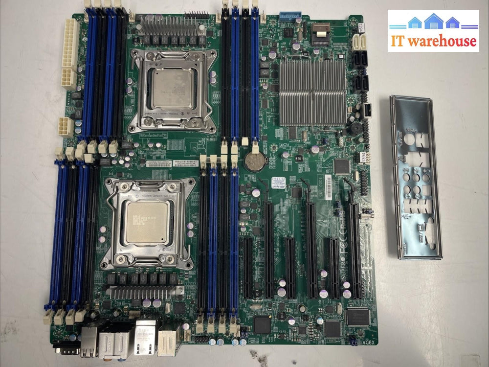 Supermicro  X9DAI  motherboard w xEON E5-2670 SR0KX and IO Plate +