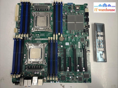 Supermicro  X9DAI  motherboard w xEON E5-2670 SR0KX and IO Plate +