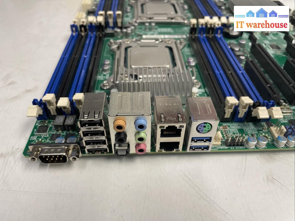 Supermicro  X9DAI  motherboard w xEON E5-2690V2 SR1A5 and IO Plate +