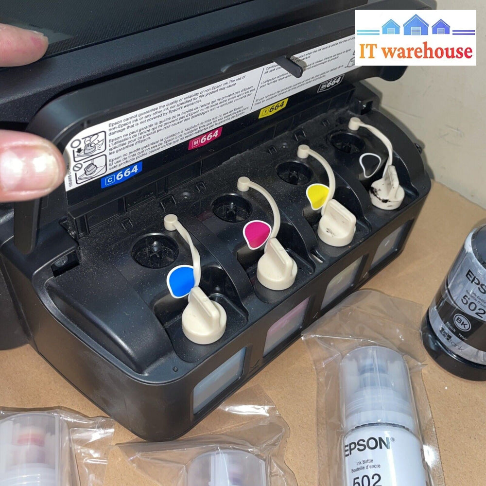 Supertank~ Epson EcoTank ET-2550 Wireless Color All-in-One Printer Scanner + ink