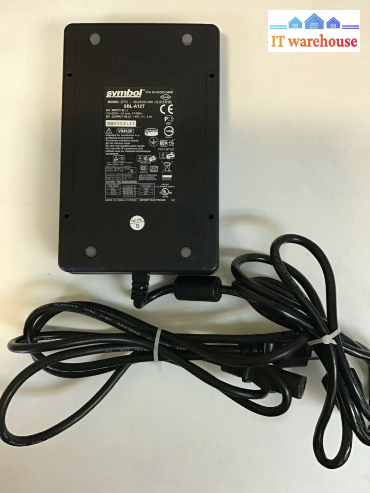 Symbol AC Adapter P/N 50-2400-060R SBL-A12T 50-2400-060  120WATT