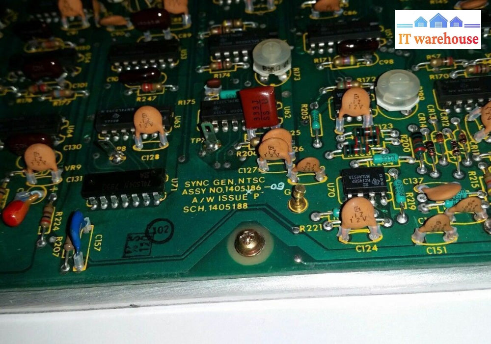 - SYNC GENERATOR NTSC BOARD ASSY 1405186-09 SCH 1405188