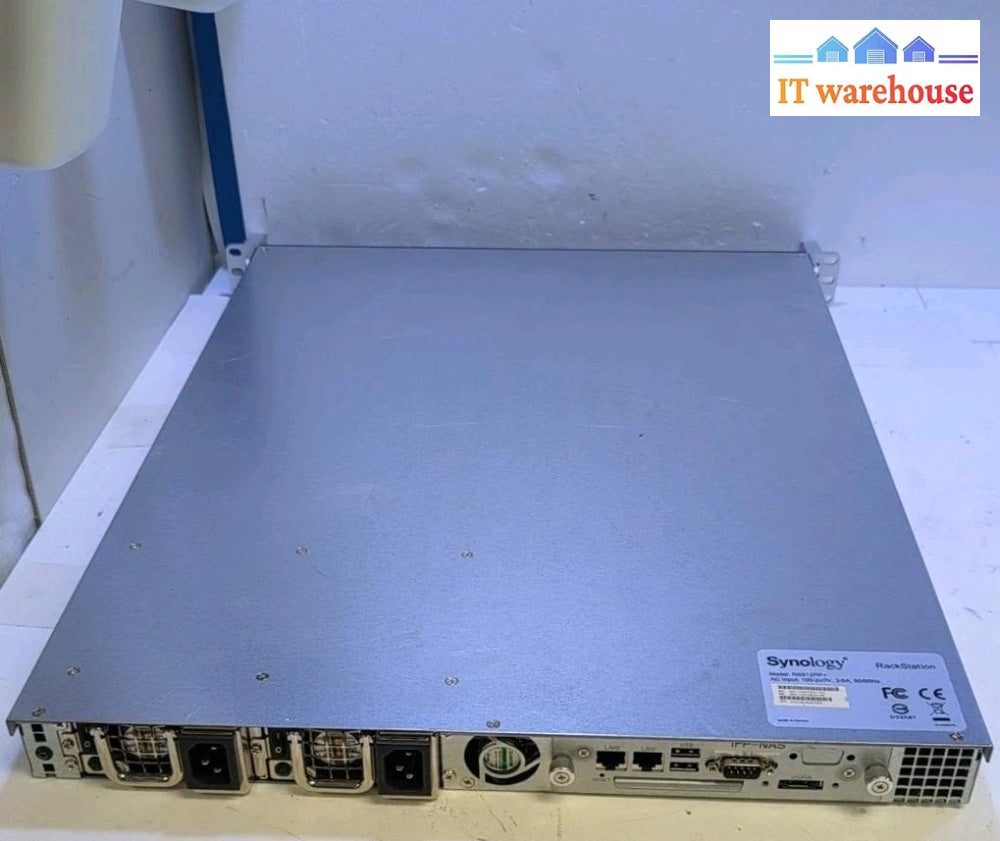 Synology RS812RP+ NAS With 4x HDD Caddy / 2x PSU (NO HDD) -
