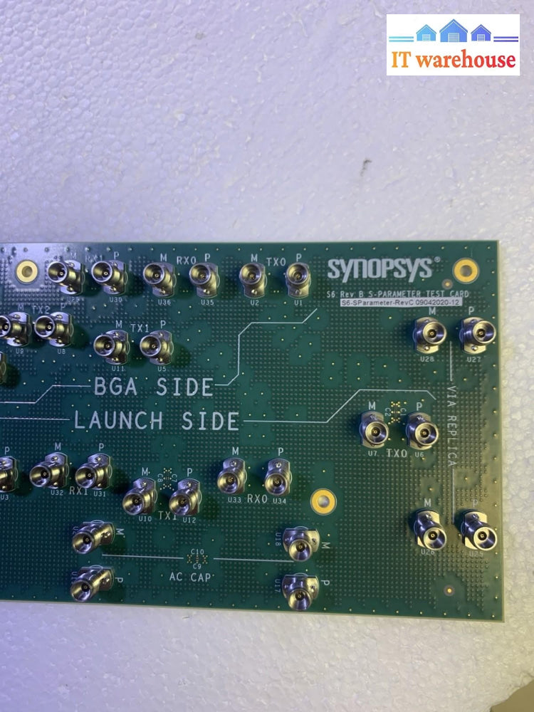 SYNOPSYS S6 Rev B S-PARAMETER TEST CARDS6-SParameter-RevC 09042020-12