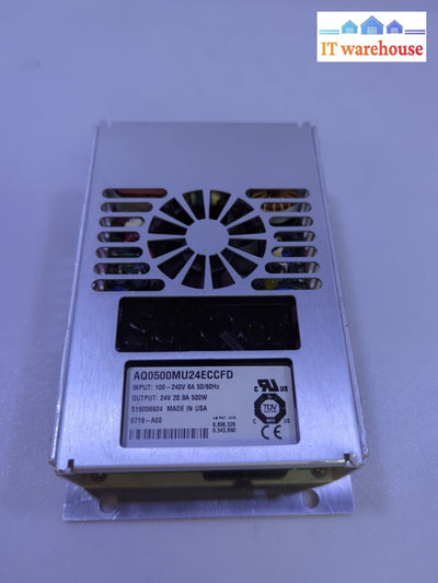 - SYNQOR AQ0500MU24ECCFD Medical Grade AC/DC 16PIN Power Supply 24V 20.9A 500W-
