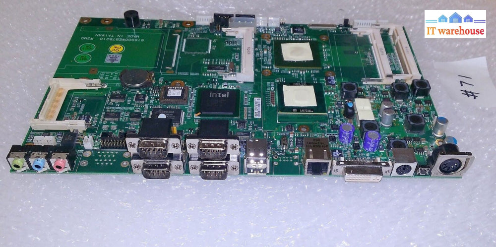 System board  616G00WEB78210 WEB-7821-R2M0E1 W/L2400 SL9JT CPU (QTY)