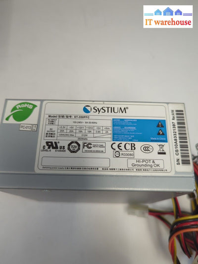 SySTIUM ST-350PFC SFX industrial equipment small power supply 350W TESTED