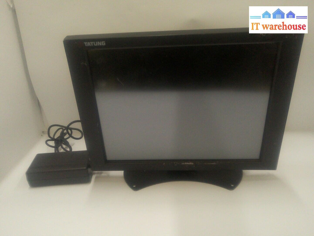 - Tatung VT12SU VT2F7X 12" LCD Monitor W/ POWER ADAPTER