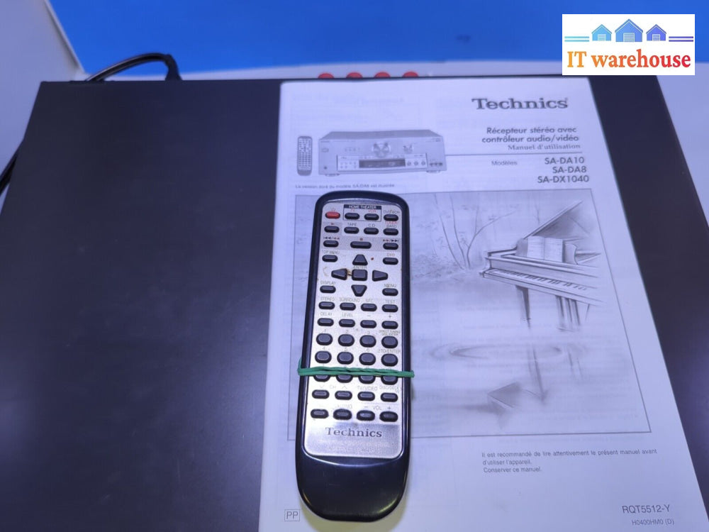 Technics Sa-Da8 Digital A/V Control Stereo Receiver Tested -