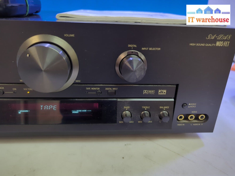 Technics Sa-Da8 Digital A/V Control Stereo Receiver Tested -