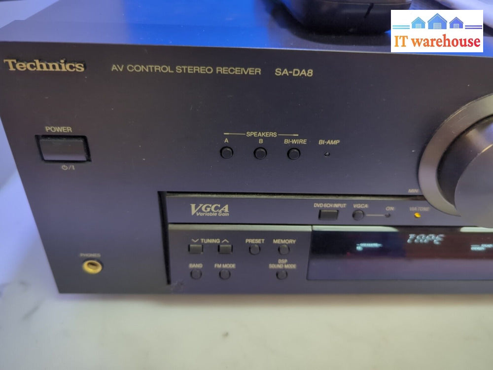 Technics Sa-Da8 Digital A/V Control Stereo Receiver Tested -