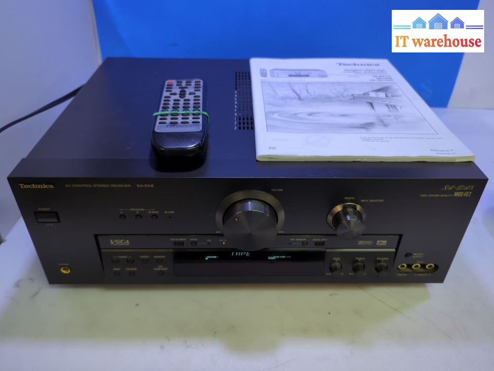 Technics Sa-Da8 Digital A/V Control Stereo Receiver Tested -