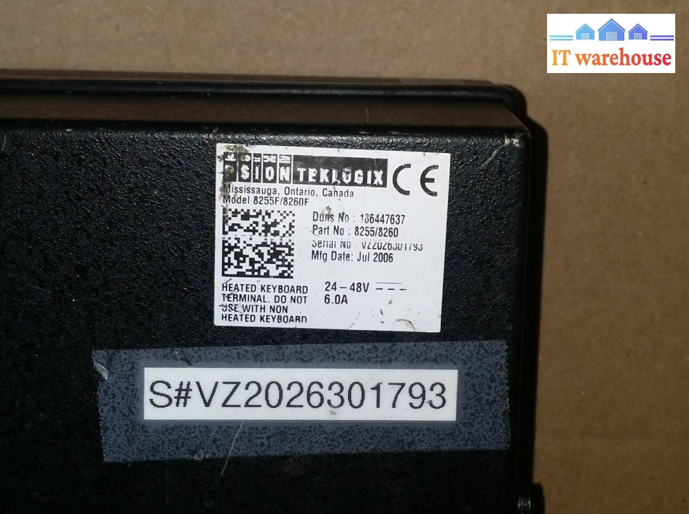 Teklogix 8260 Vehicle Mount Computer 8255/8260 With Cisco Air-Lmc350 Wifi #91