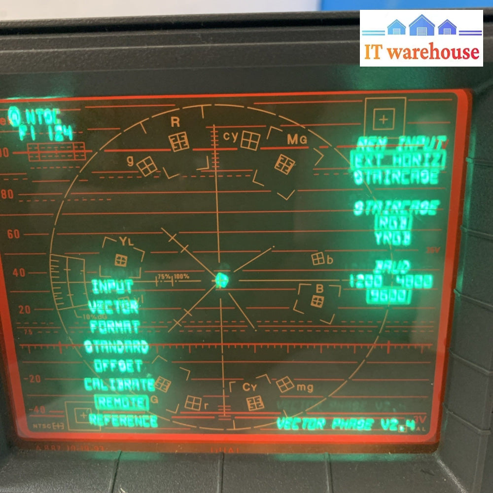 Tektronix 1765 Waveform / Vector Monitor