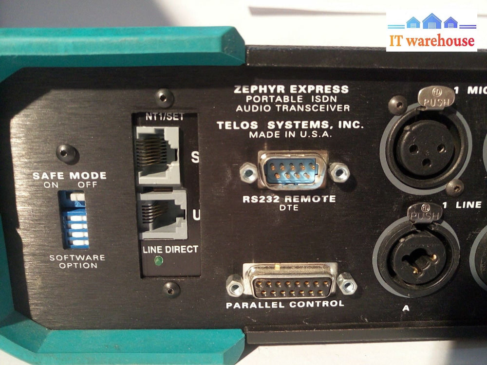- Telos Zephyr Express Portable ISDN Broadcast Audio Transceiver (NO AC adapter)