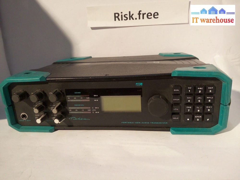 - Telos Zephyr Express Portable ISDN Broadcast Audio Transceiver (NO AC adapter)