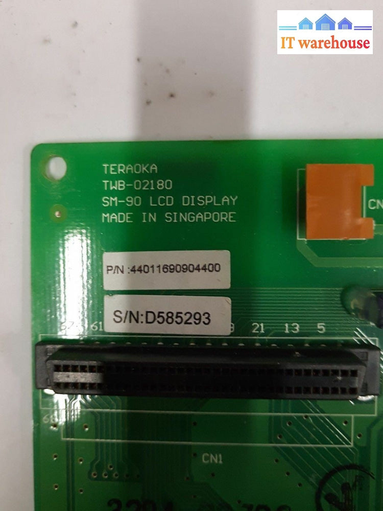 - TERAOKA TWB-02180 SM-90 SCALE LCD DISPLAY BOARD 