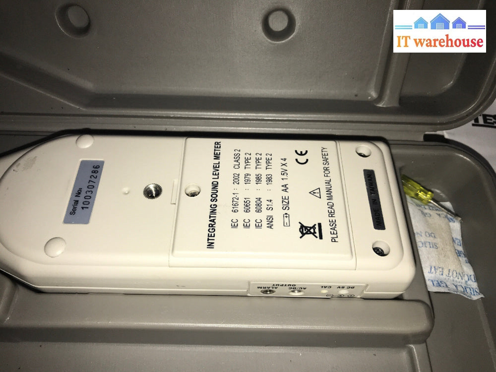 TES-1353H Integrating Sound Level Meter SPL/Leq/SEL Range 30-130DB Records