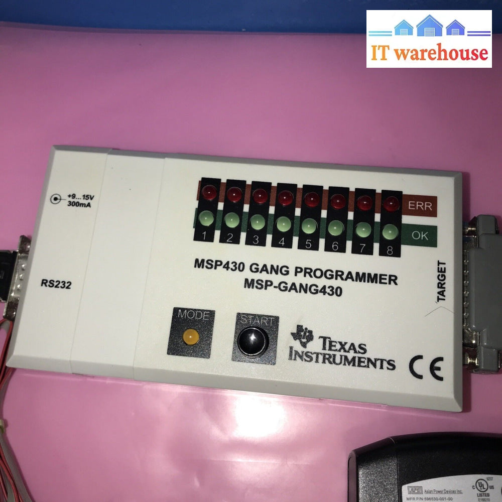Texas Instruments Msp430 Gang Programmer Msp-Gang430