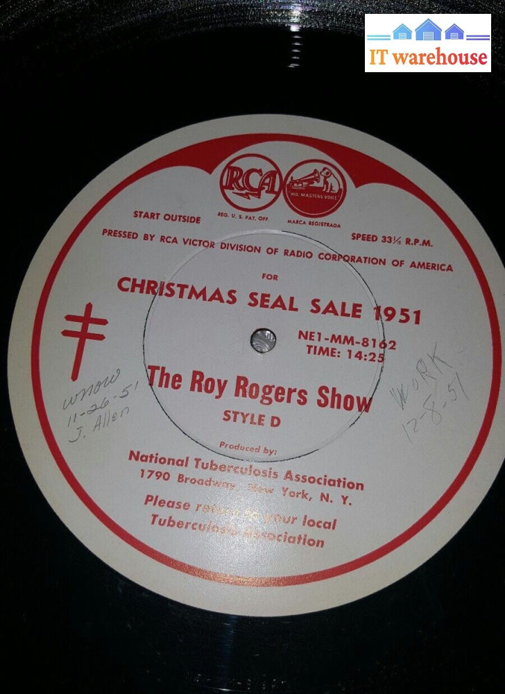 The Roy Rogers Show - The Judy Canova Show - Christmas SALE 1951 @@@