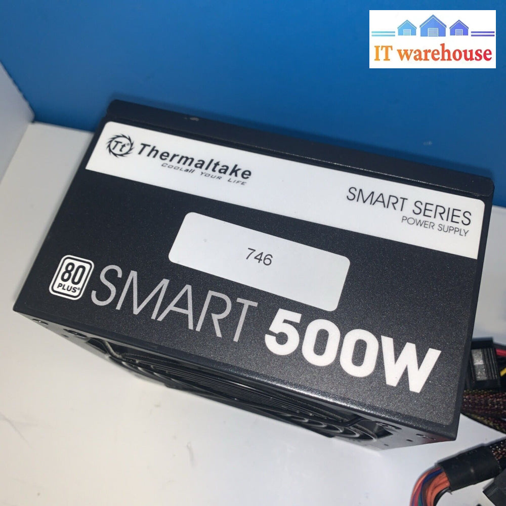 Thermaltake Smart 80 Plus 500W Power Supply W/ 24/8/2X (6 + 2) Pin Pcie