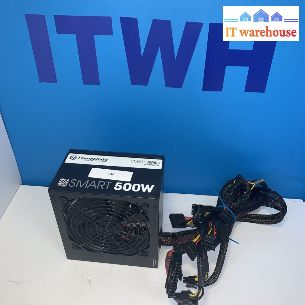 Thermaltake Smart 80 Plus 500W Power Supply W/ 24/8/2X (6 + 2) Pin Pcie