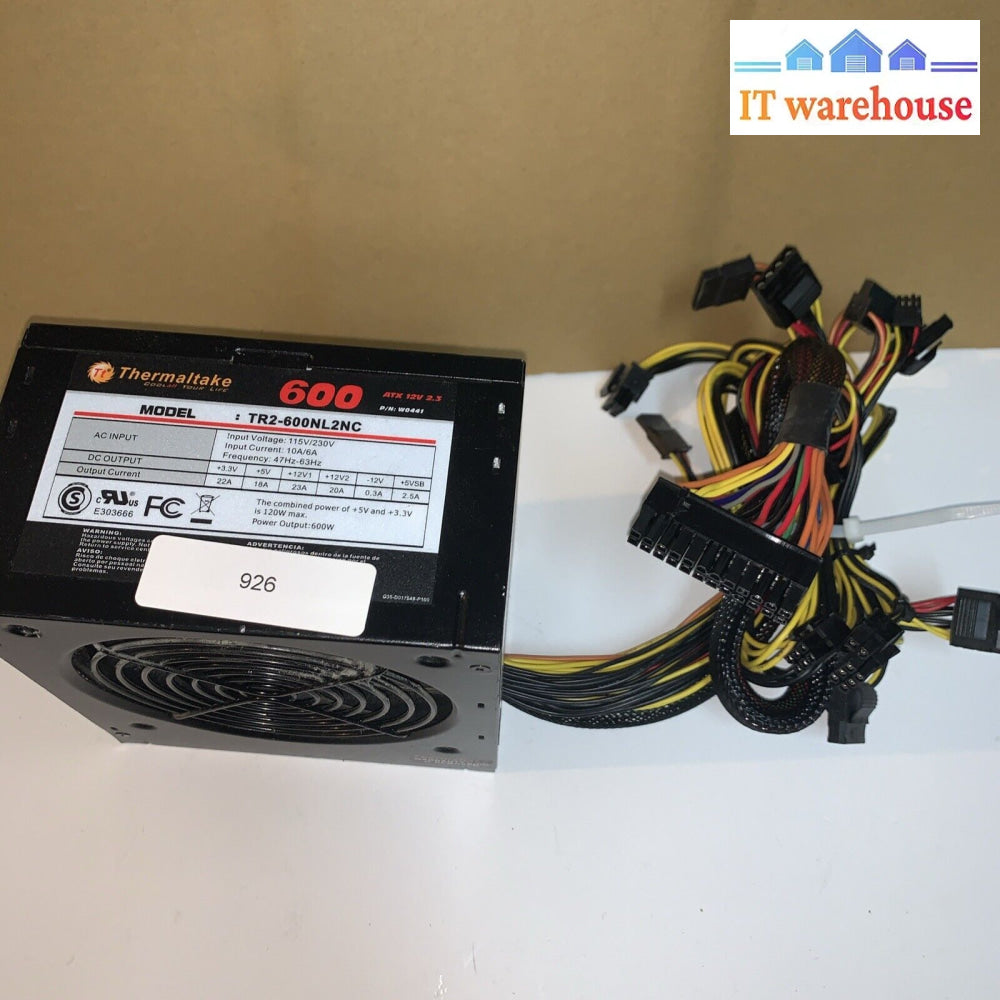 THERMALTAKE TR2-600NL2NC TR-600 600W ATX POWER SUPPLY