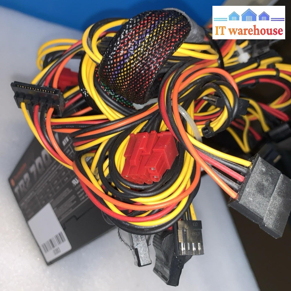 Thermaltake TR2 700W ATX 12V 2.3 TR-700 /4+4/4x (6+2) pin ATX PSU Tested Working