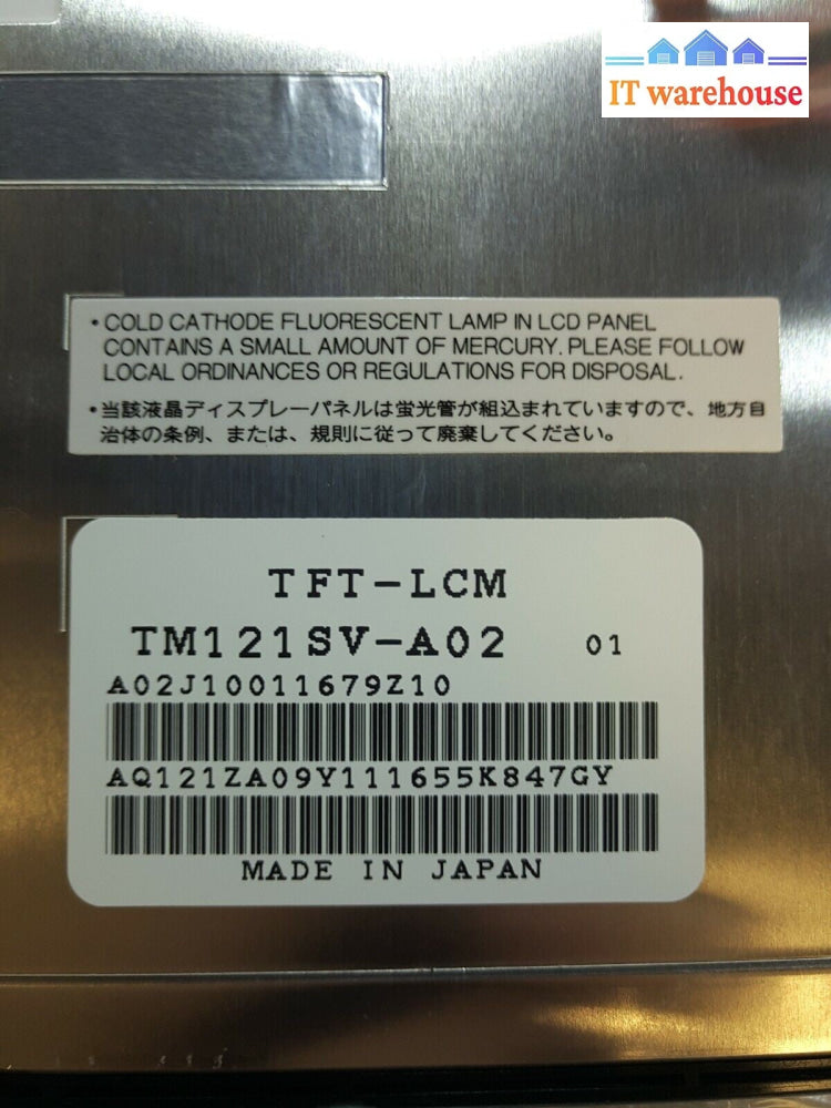 - TM121SV-A02 Original 12.1'' Industrial LCD Display panel For Intermec CV60