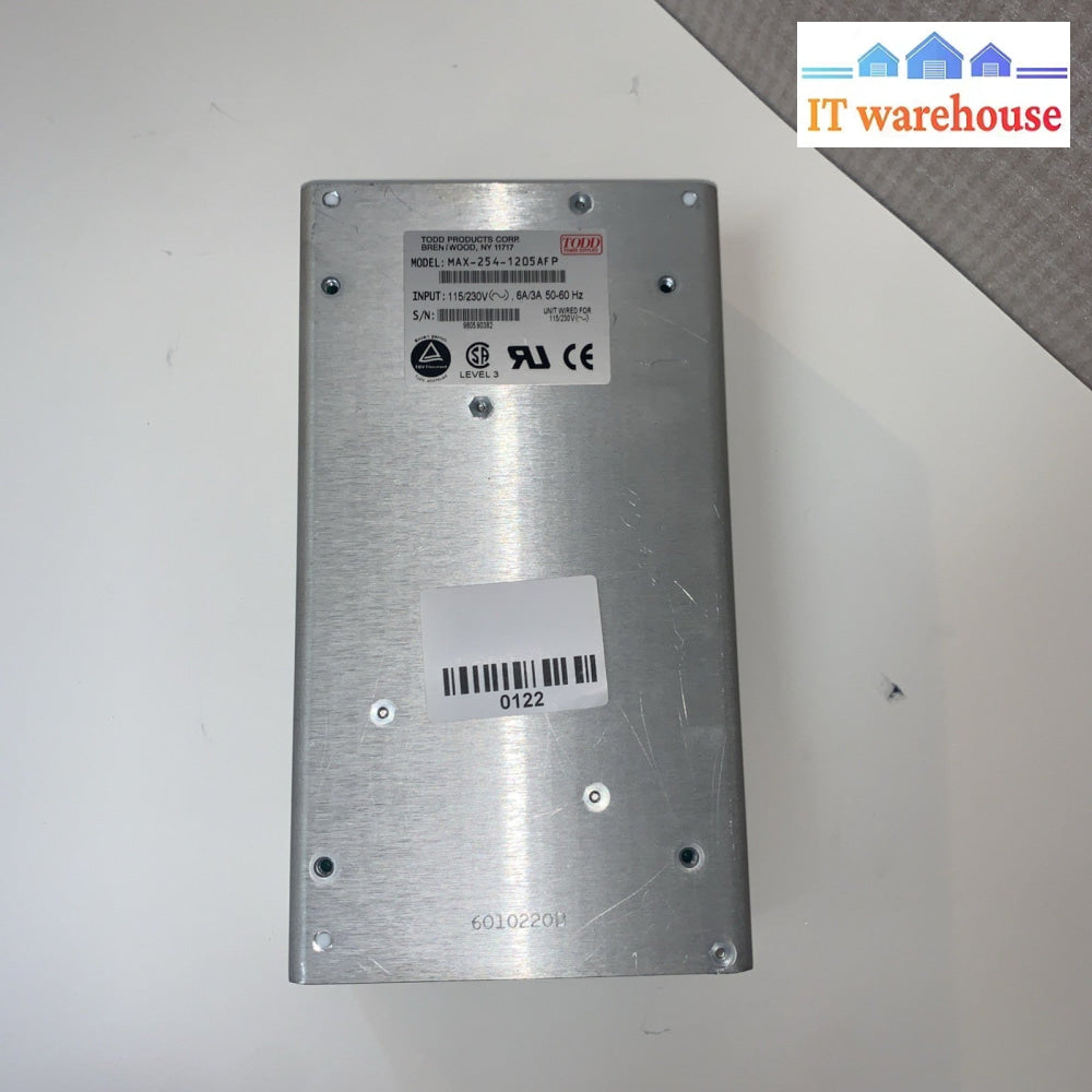 TODD Products MAX-254-1205AF P POWER SUPPLY