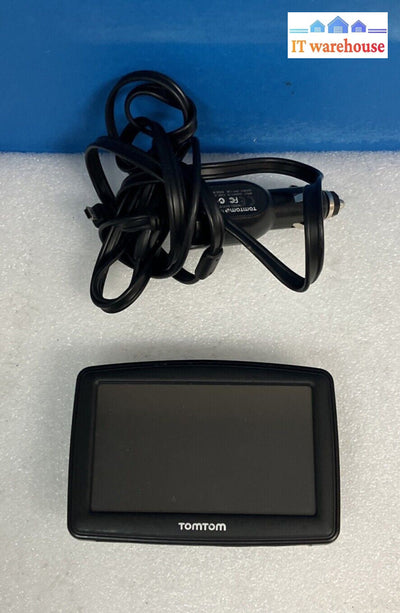 ~ TomTom Model 4ET03 Automotive GPS With USB Mini-B Cable *Tested/Working*