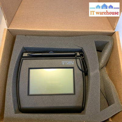 Topaz T-LBK750-BHSB-R Backlit 4x3 LCD Signature Capture Pad  USB