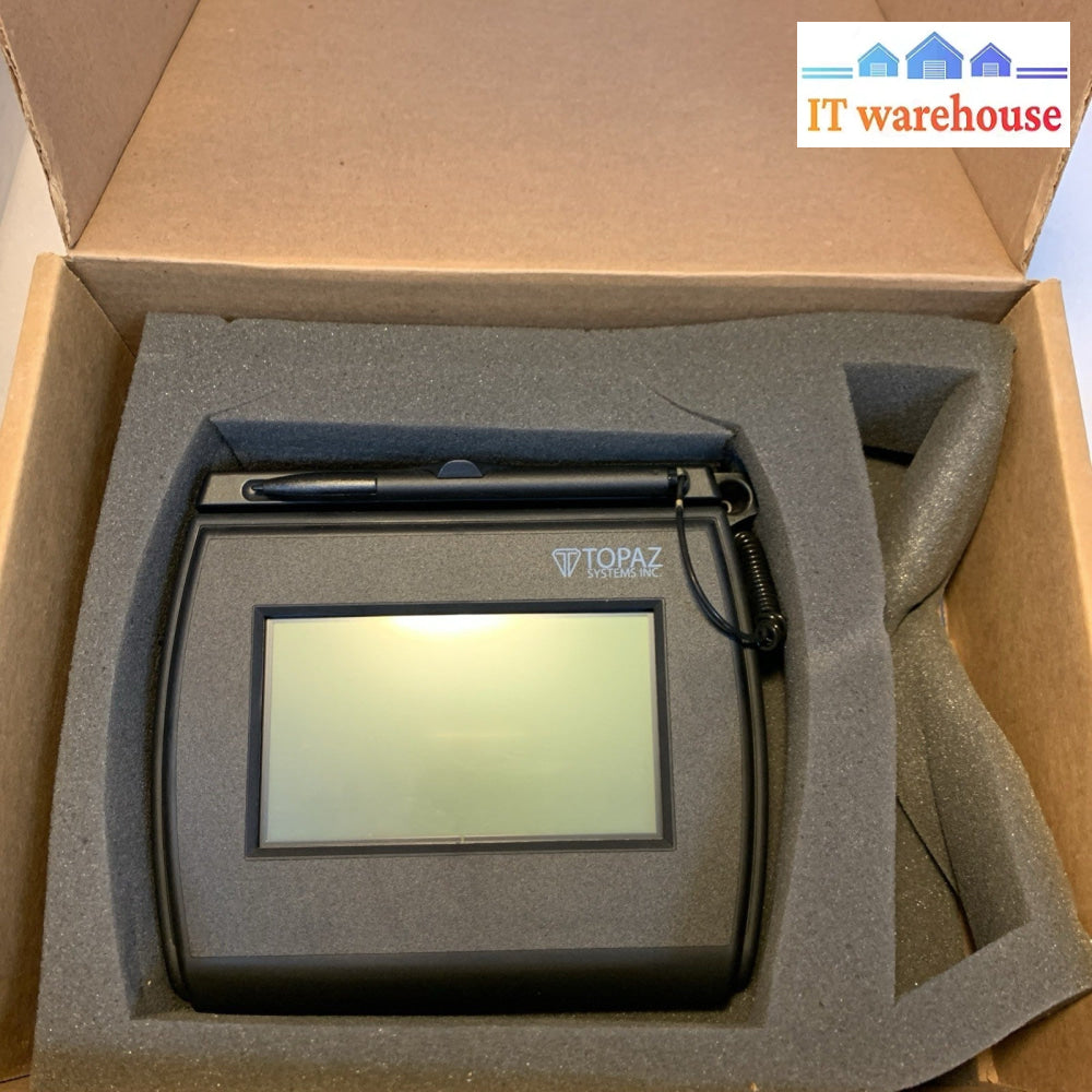 Topaz T-LBK750-BHSB-R Backlit 4x3 LCD Signature Capture Pad  USB